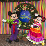 Mickey and Minnie at Viva Navidad