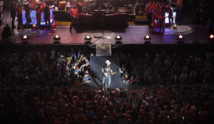 Brad Paisley performing in concert